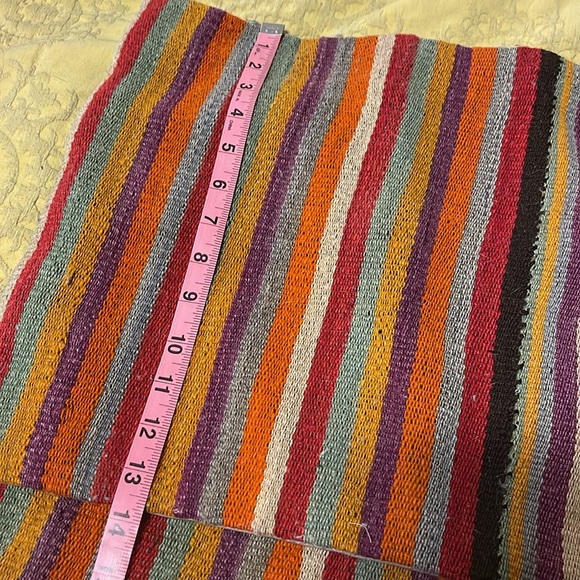 Pillow Covers (Inserts Not Included) x 2 Turkish Striped Wool Handmade - Picture 4 of 11